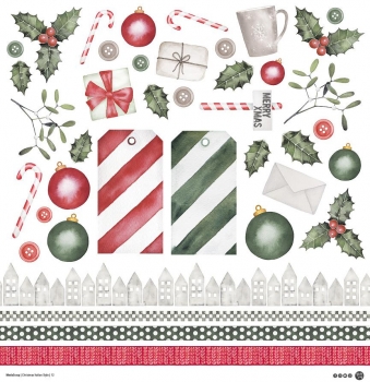 Modascrap Paper Pack 6x6 - Christmas Italian Style