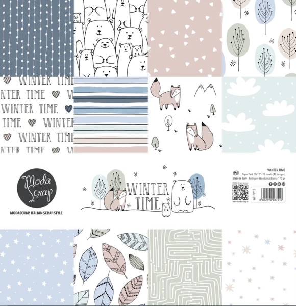Modascrap Paper Pack 12x12 - Winter Time