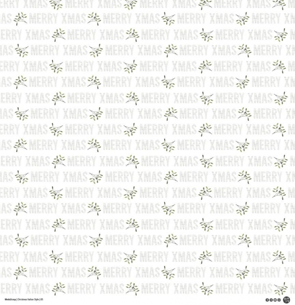 Modascrap Paper Pack 6x6 - Christmas Italian Style