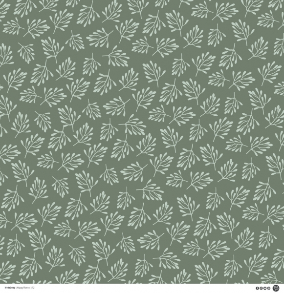 Modascrap Paper Pack 12x12 - Happy Flowers
